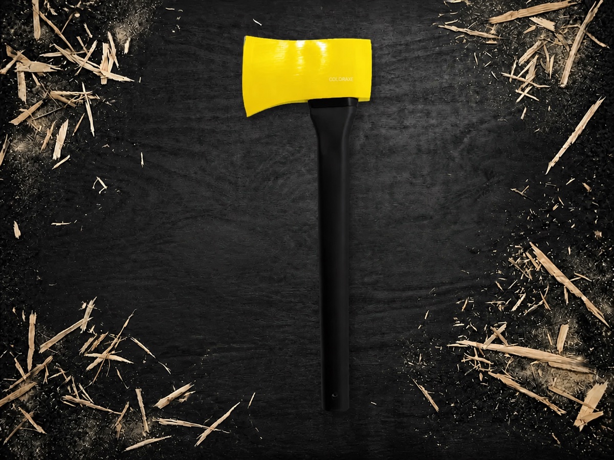 Yellow headed Colour Axe on the ATC black board plate