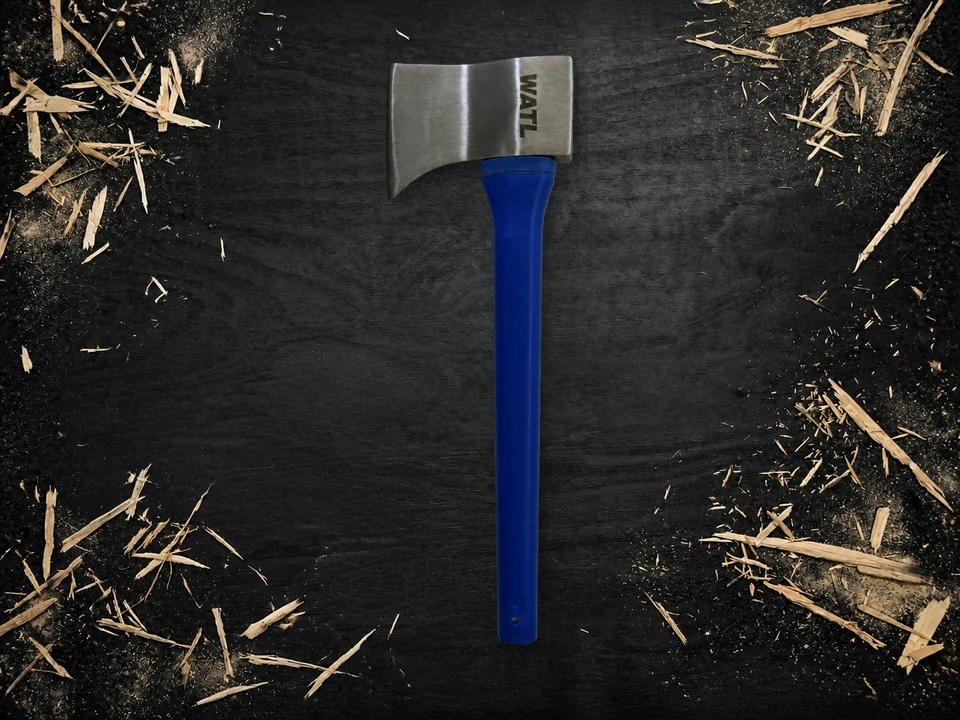 Uncovered WATL Spitfire axe on the ATC black board plate