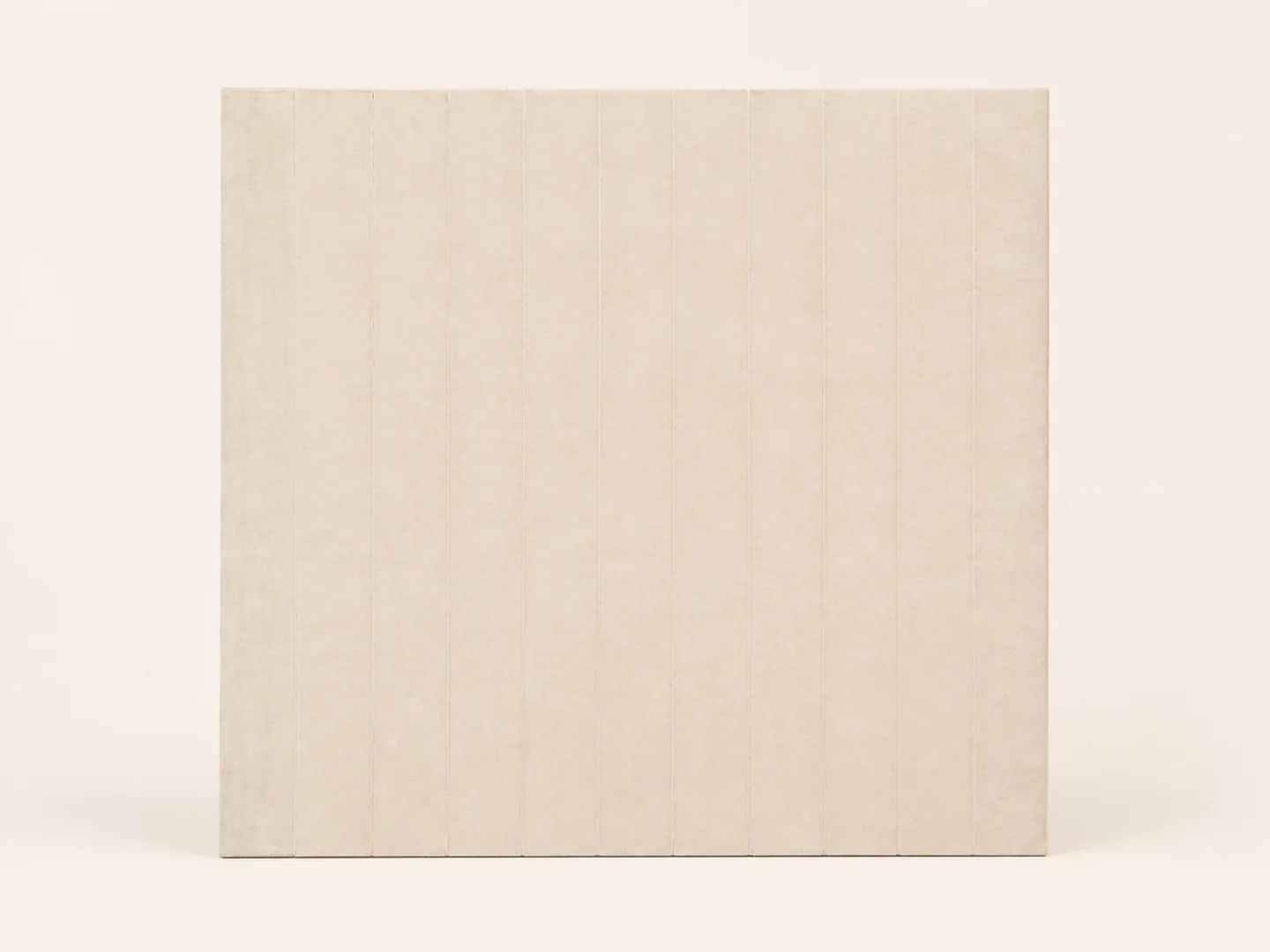 Plain unmarked rectangular Velcro target on ivory