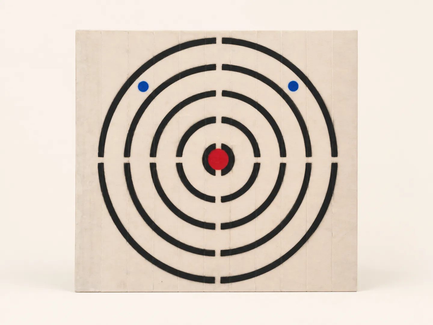 Champ Throw rectangular Velcro target with interrupted scoring rings